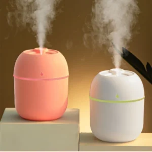 مرطب هواء صغير محمول بتشغيل USB وموزع عطور – مناسب للمنزل والمكتب